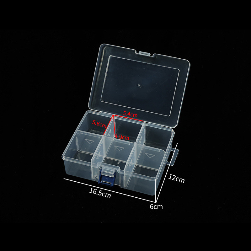 工厂现货透明塑料收纳盒多格分格收纳盒首饰饰品珠子收纳盒展示盒 工厂现货透明塑料收纳盒多格分格收纳盒首饰饰品珠子收纳盒展示详情图1