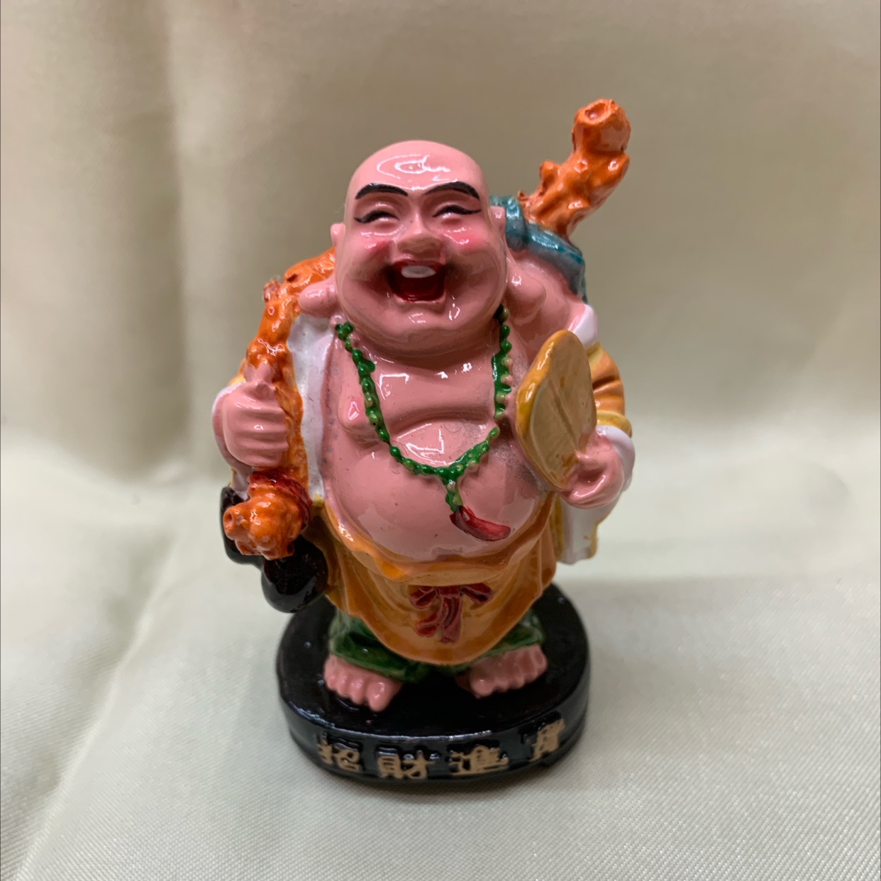 CAI's Craft Premium Resin Material Hand-painted Handicraft Small Ornament Y-044 Maitreya (Model C)
