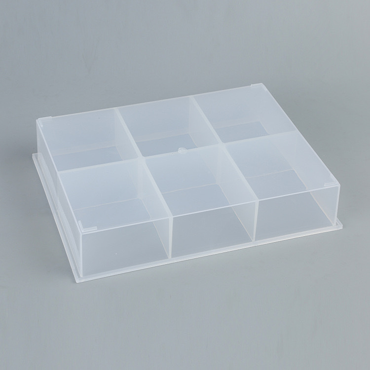 High-quality pp material storage box, 6-compartment tray storage box, high-quality pp material storage box, 6-compartment tray storage box Specification image