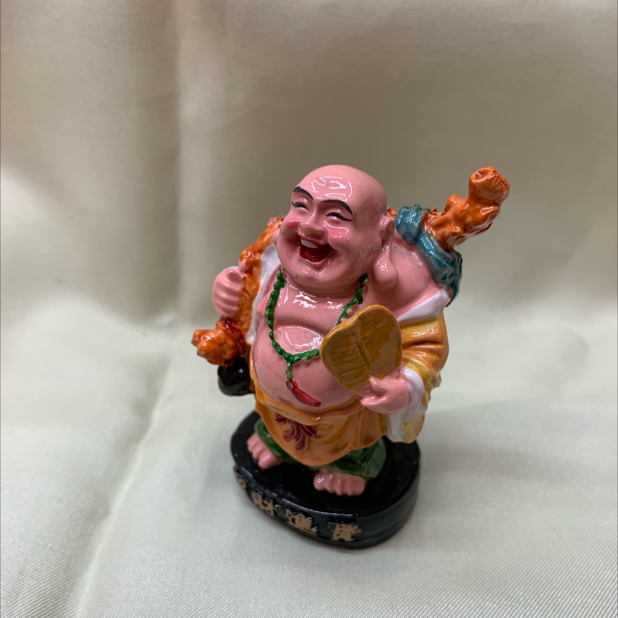 CAI's Craft Premium Resin Material Hand-painted Handicraft Small Ornament Y-044 Maitreya (Model C) details Picture