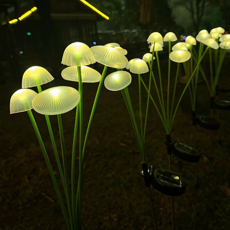 太阳能地插圣诞灯串灯LED户外，庭院