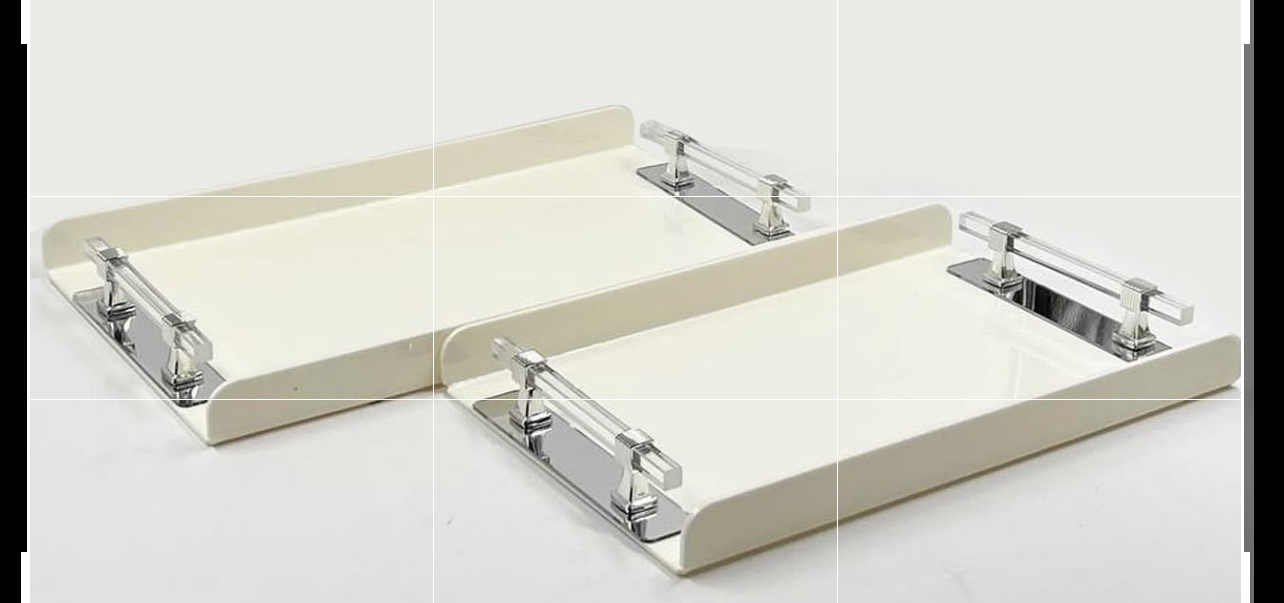 实木果盒零食塑料电镀果盘印花8英寸汤盘水晶球碎石金字塔装饰