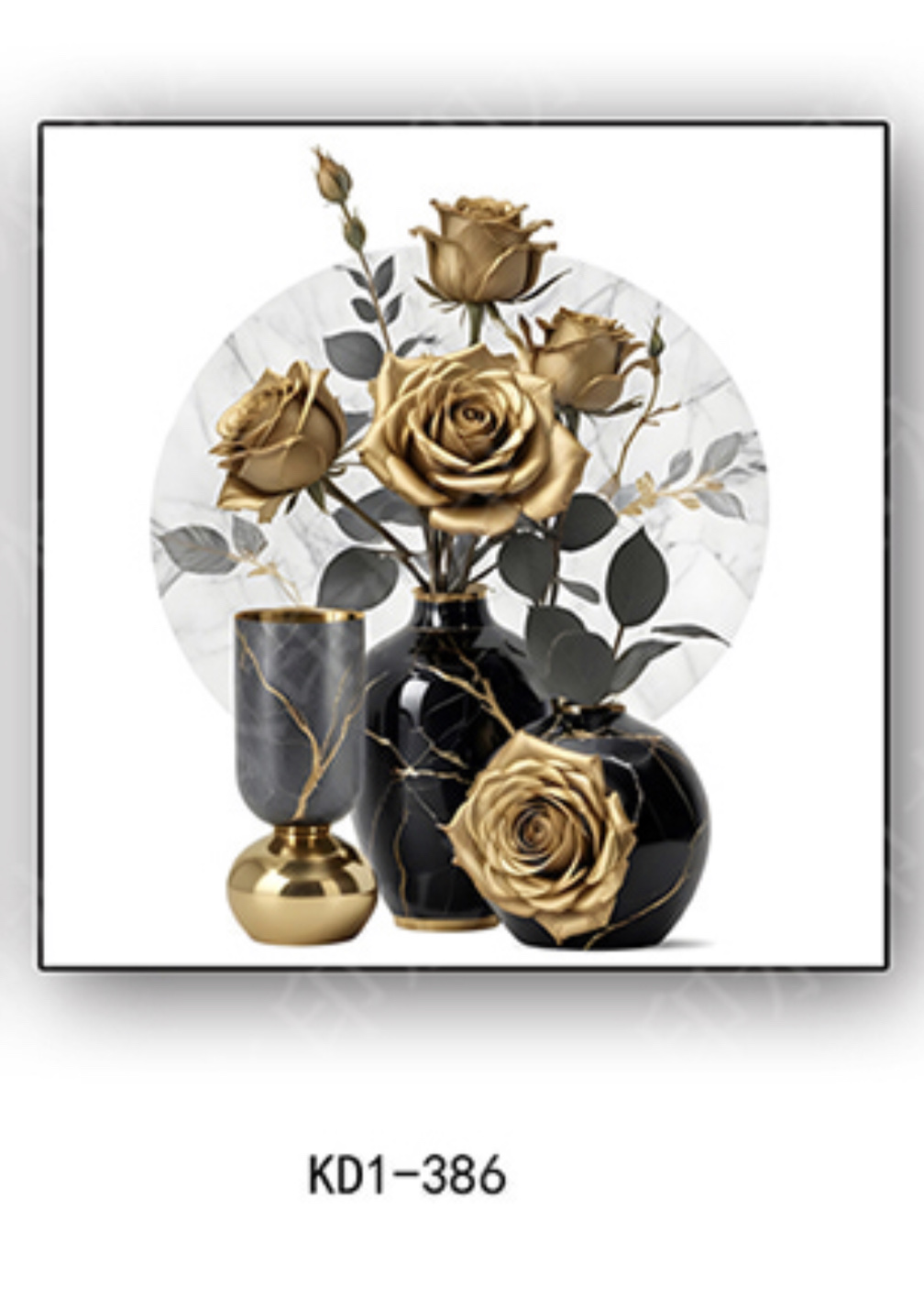 花瓶花卉晶瓷装饰画挂画艺术家居客厅墙饰装饰画免框装饰画