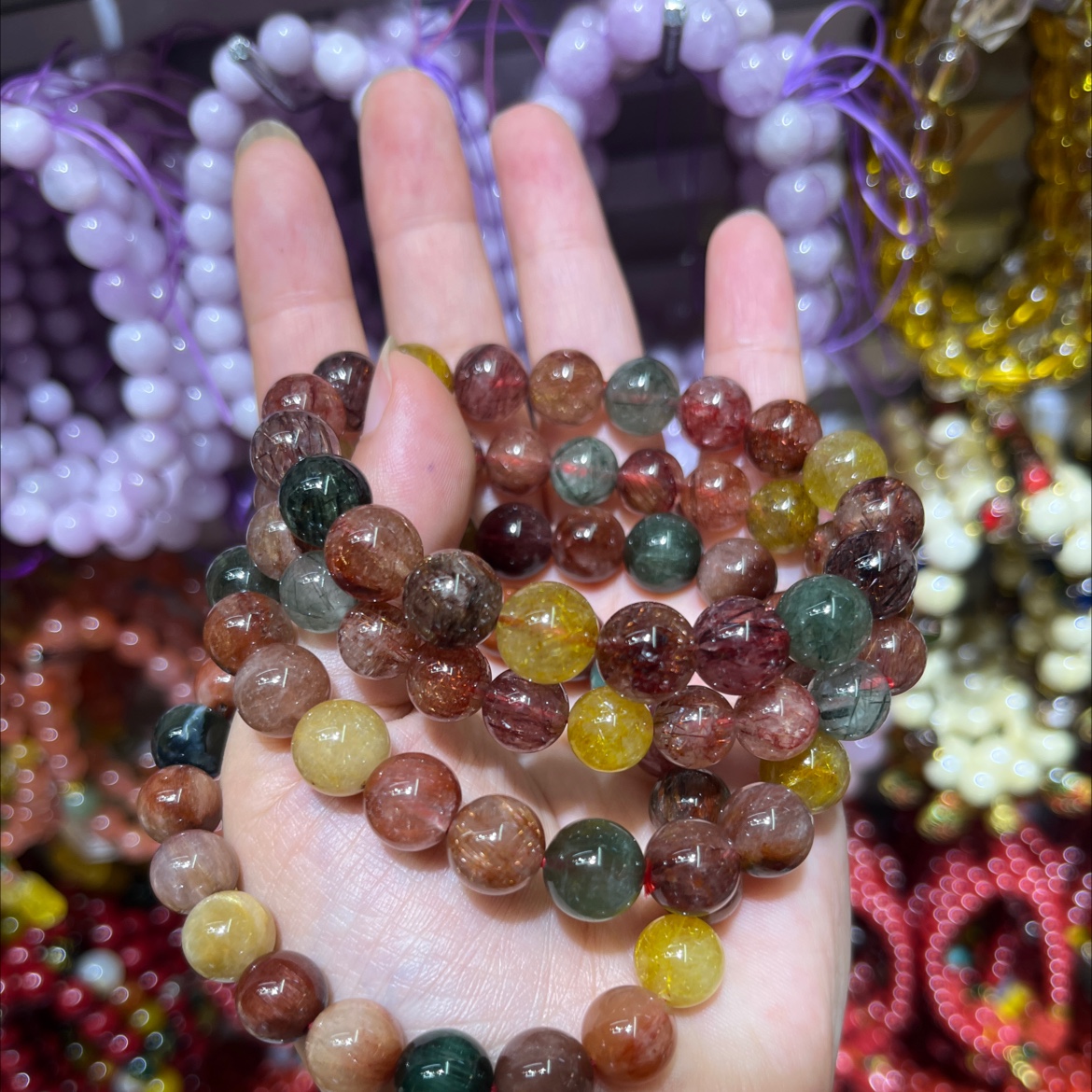 手串水晶手串产品图