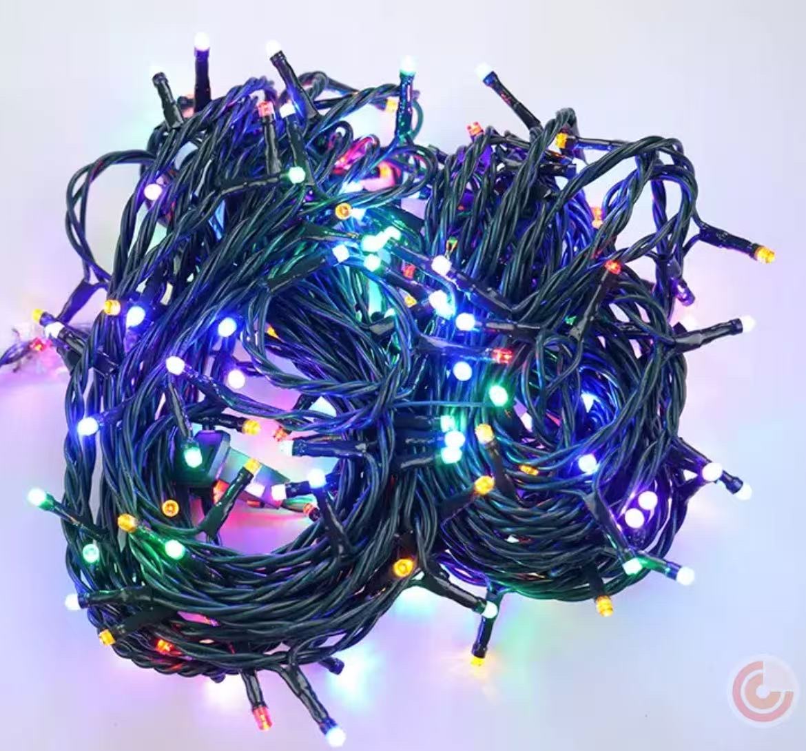 7米100L  LED灯串 绿线/黑线