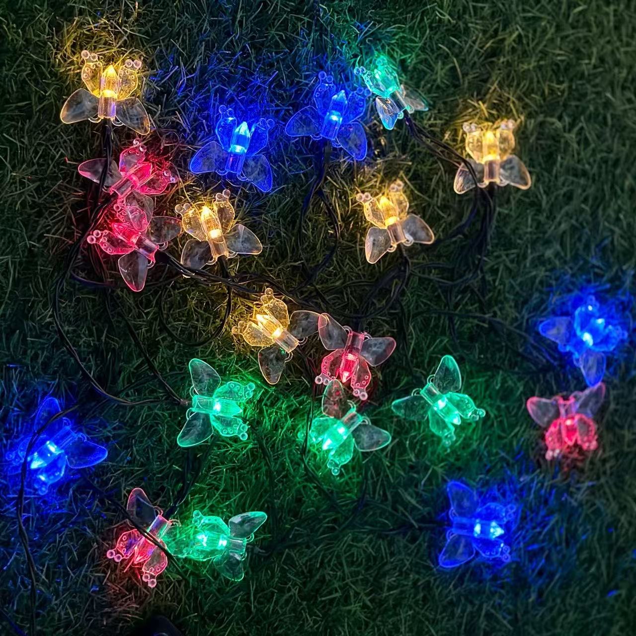 圣诞灯串灯圆球LED装饰节日彩灯圣诞节串灯暖光室内外挂饰圣诞灯串灯led