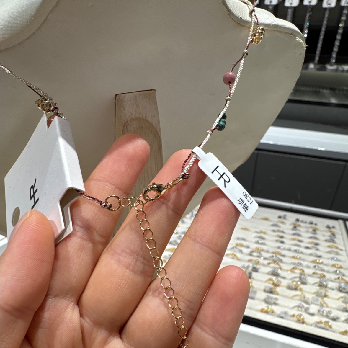 锆石项链14k金饰品时尚简约百搭女款首饰品潮流款项链项链项链银饰项链沙金锆石项链18k金饰品详情图3