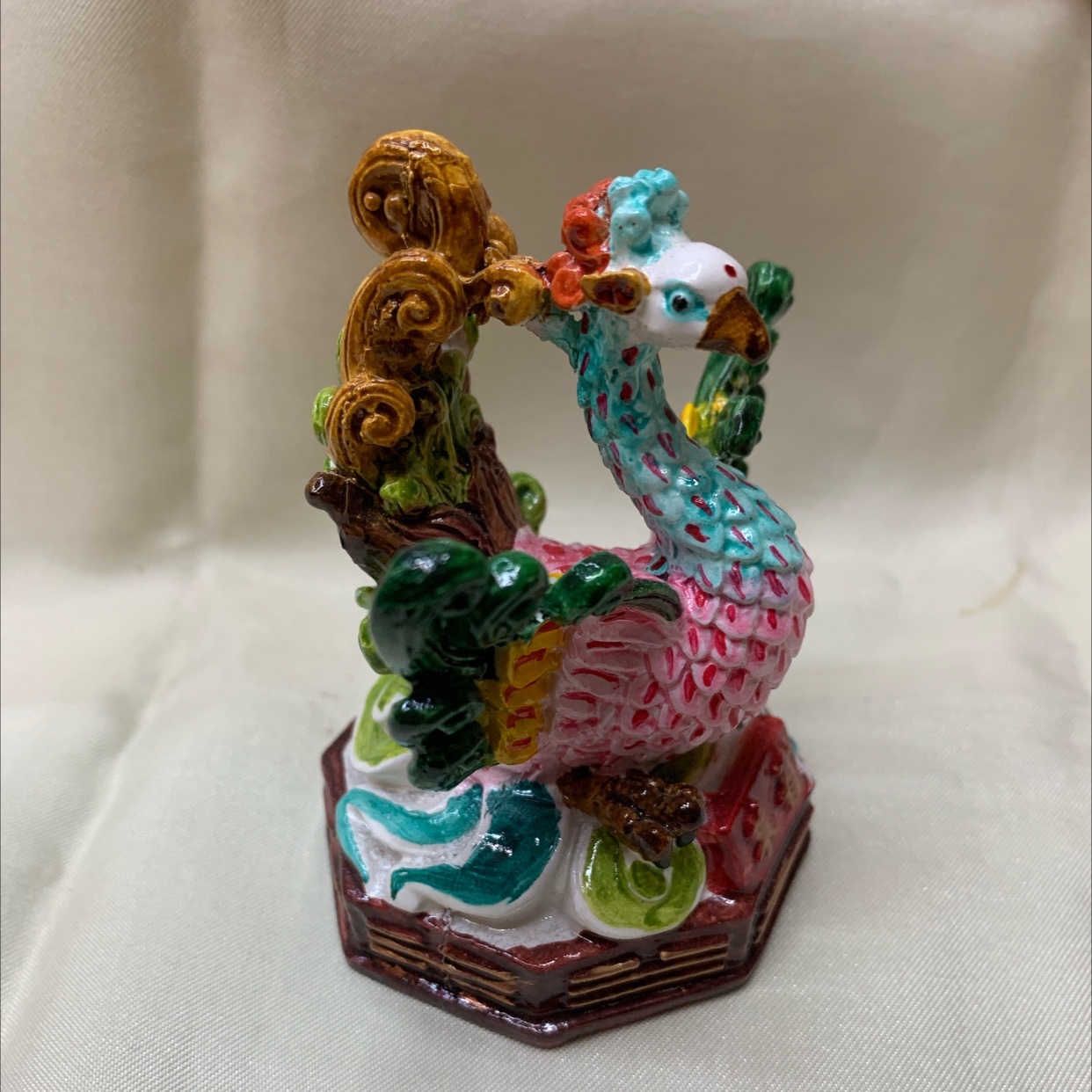 CAI's exquisite resin hand-painted auspicious decorative item Y-113 Zhuque Item Picture