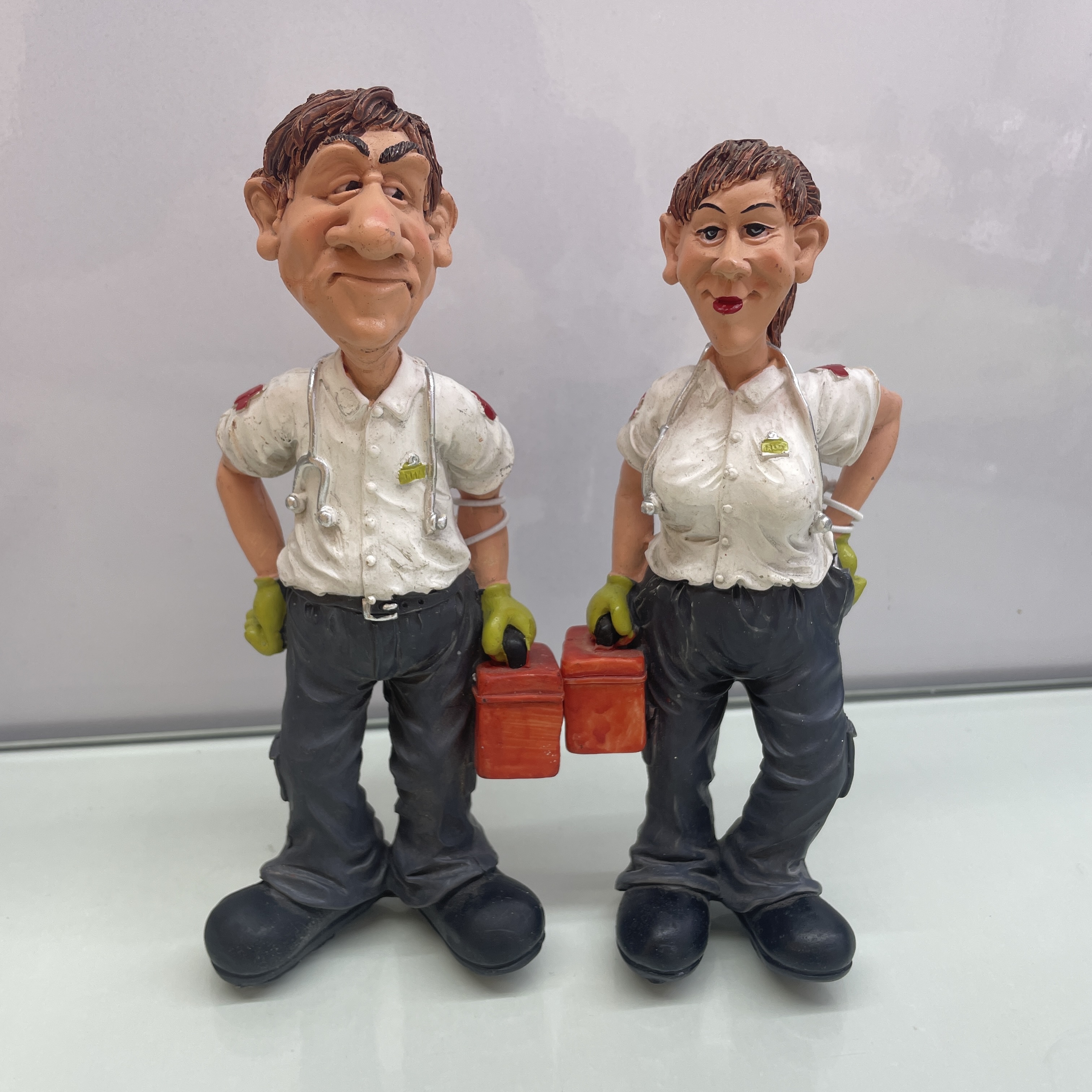 树脂职业人系列衣生护士摆件儿童玩偶工艺品家居创意装饰手办礼品