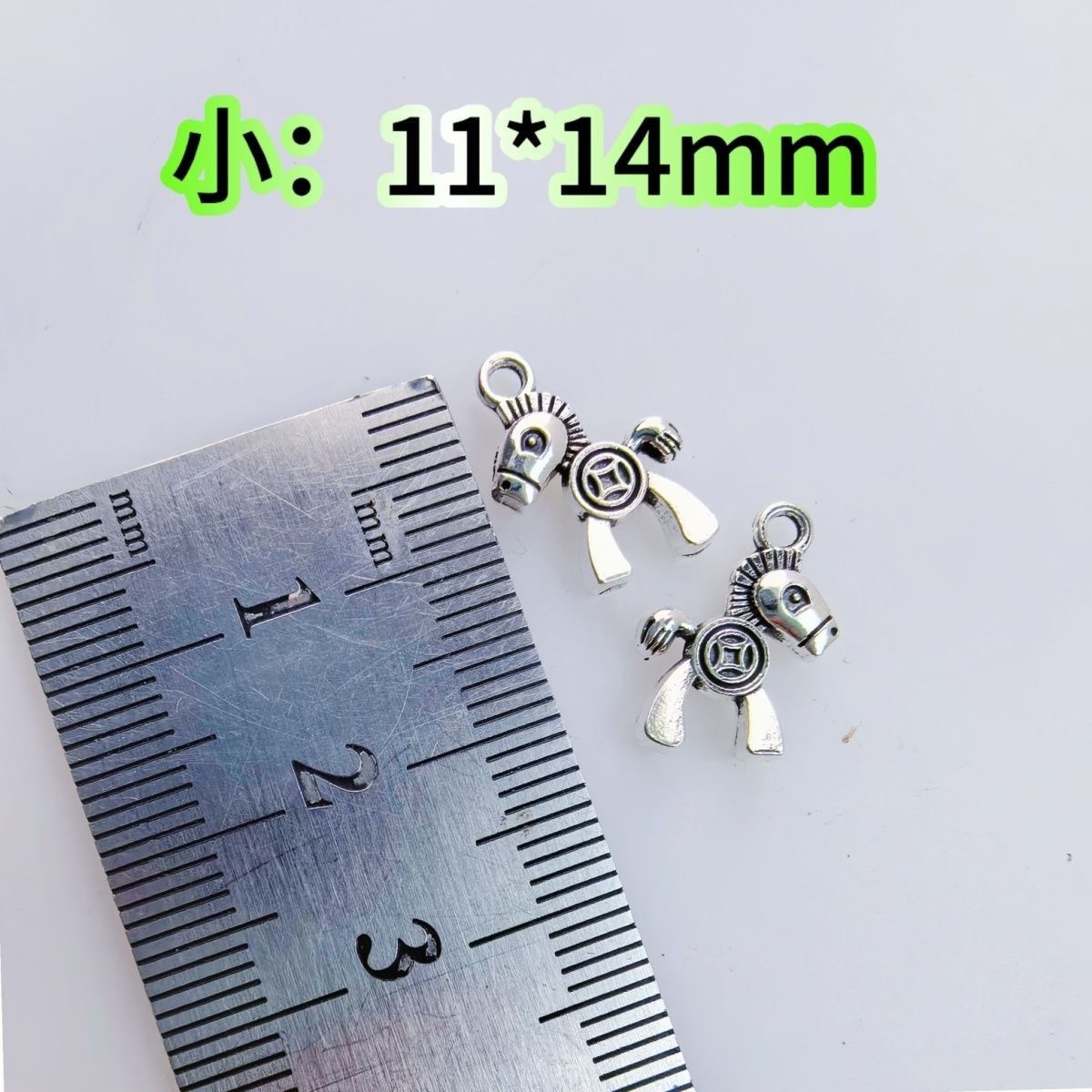 Alloy is about to have money. Pendant, Little horse handmade DIY necklace, bracelet, accessory, pendant, material Item Picture
