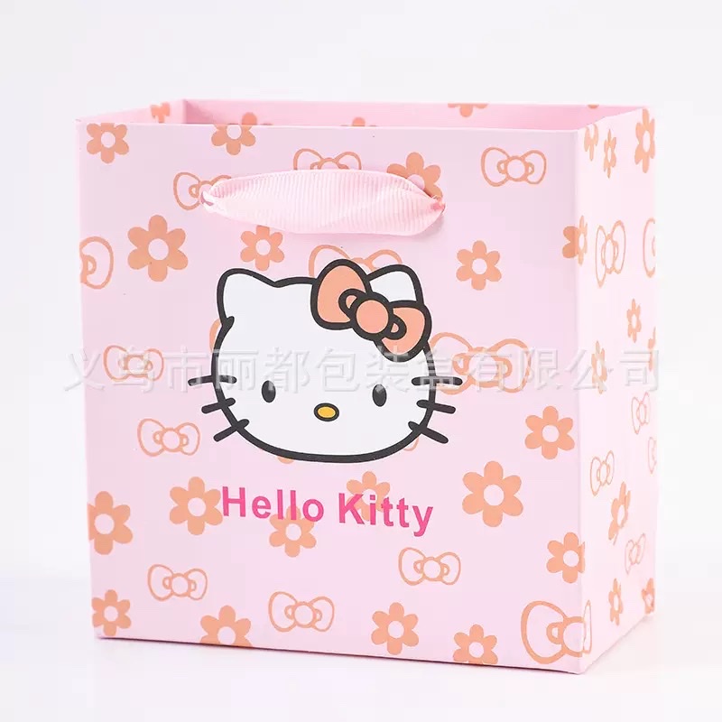 hellokitty手链盒戒指盒套装盒精致礼品袋KT猫少女心可爱饰品盒 详情图2