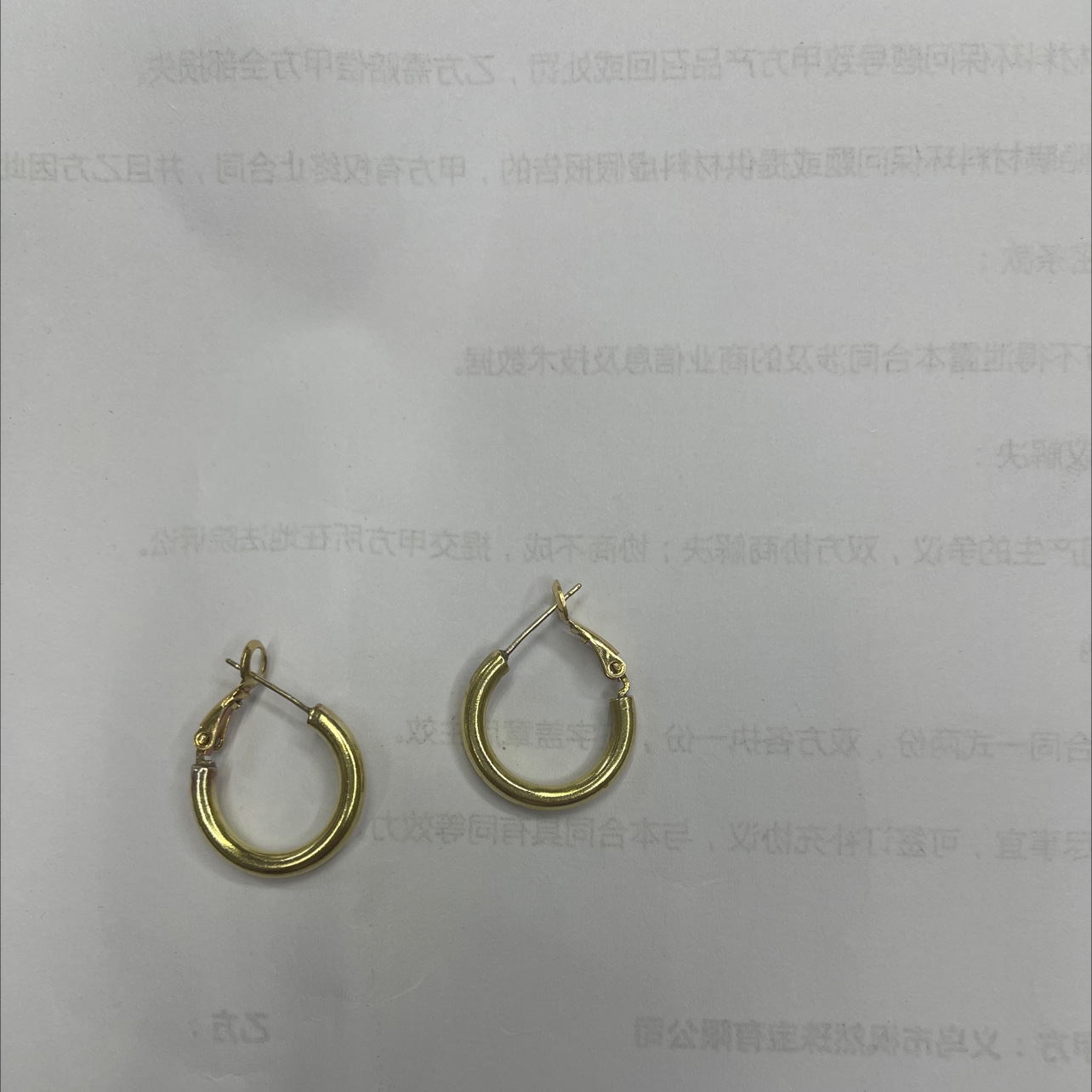 3x20 anti-silver needle earrings