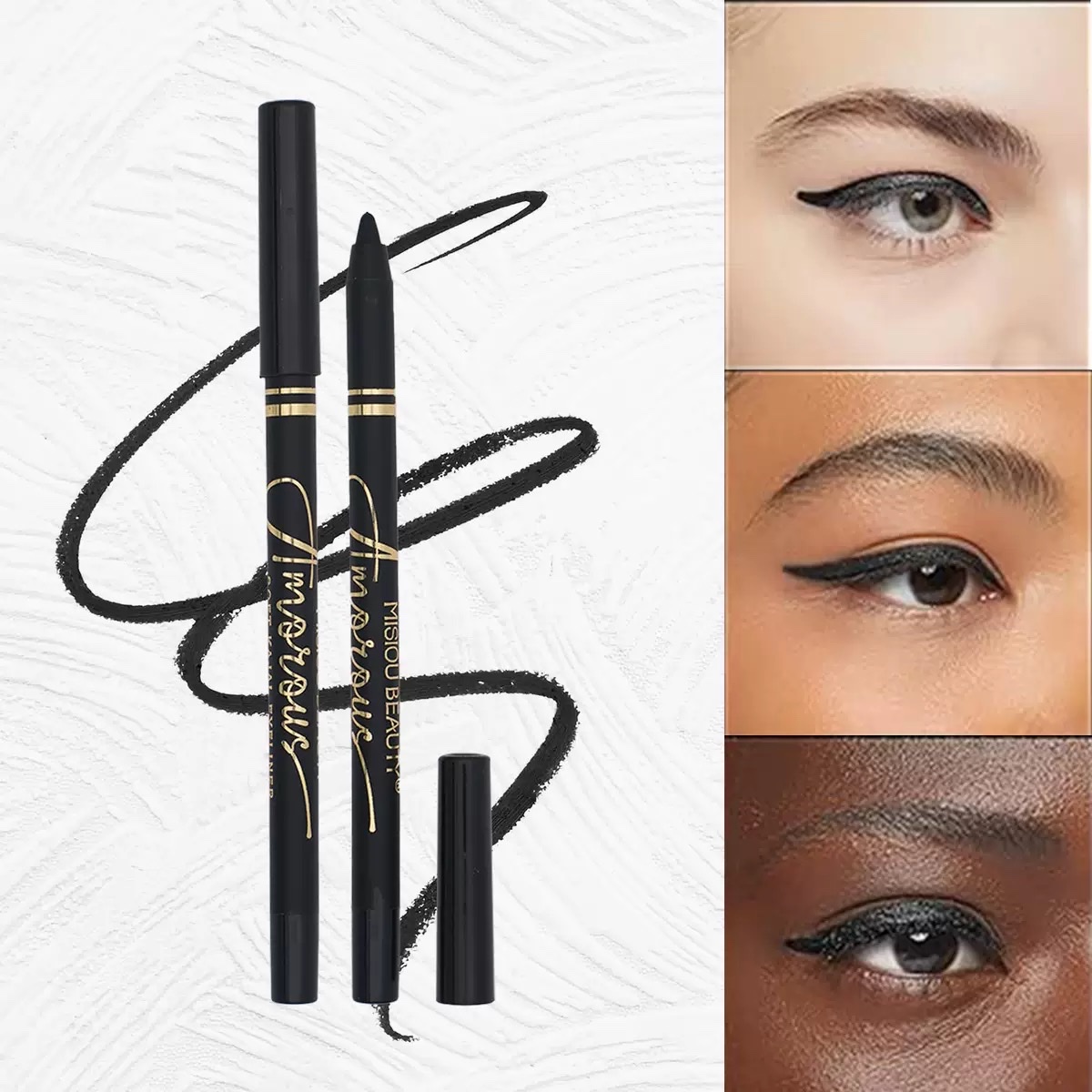 VANASPLENDOR外贸眼线笔持久防水防汗不晕染顺滑质地显色均匀易上色眼线胶笔