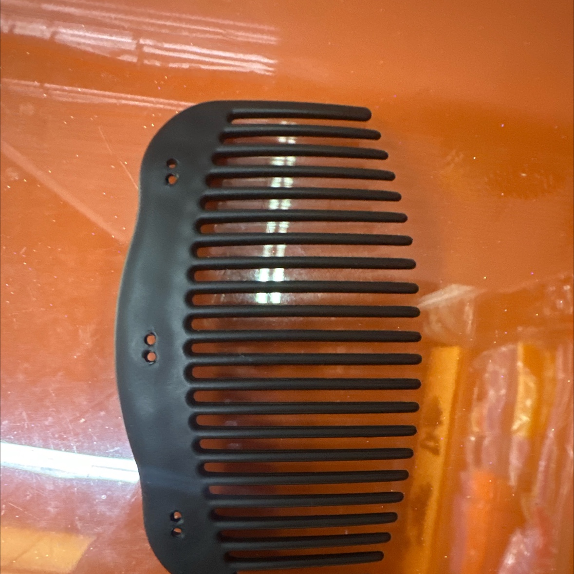 20齿发梳黑D I Y手工梳细节图