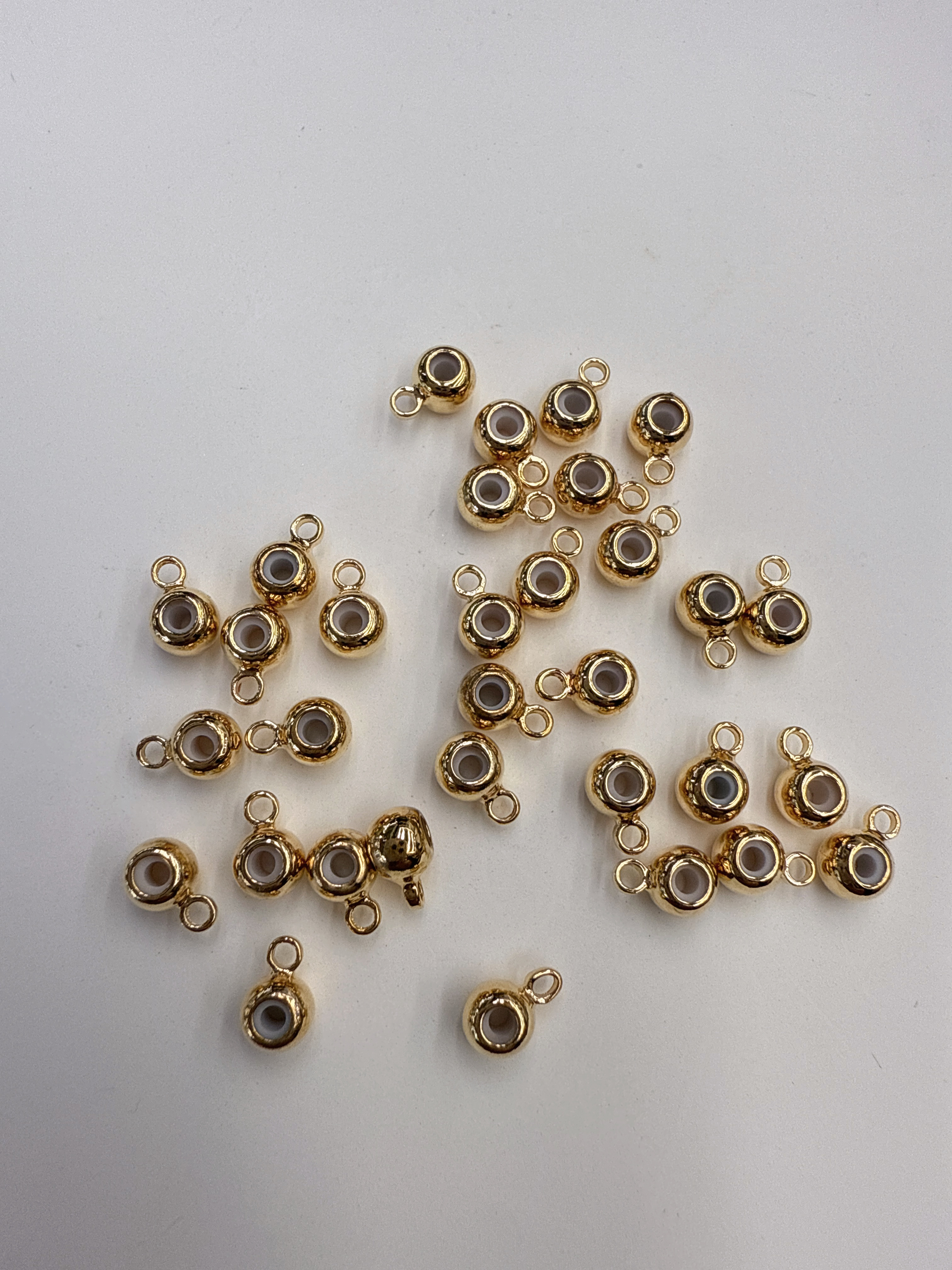 Silicone rubber ring adjustment bead positioning chain, DIY bracelet and necklace accessory detail image 3