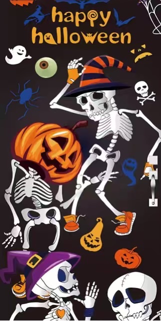 万圣节道具，万圣节门帘，万圣节布景道具90*180