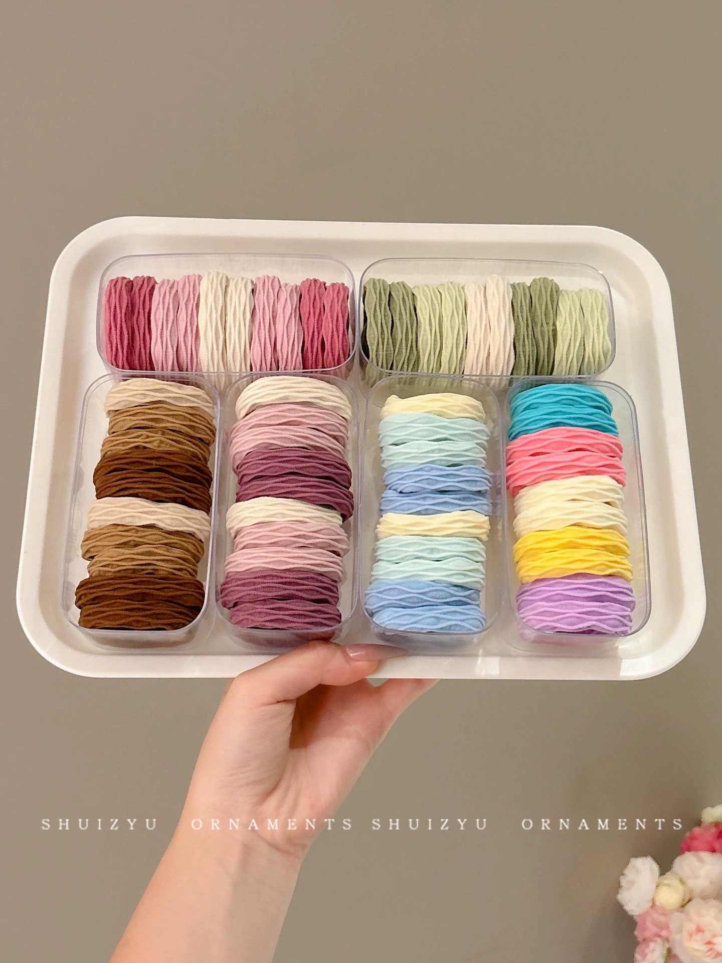 Children's hair tie 2025 New style hair tie rubber band Girls' high ponytail hair tie high elasticity won't damage hair bands and hair accessories details Picture