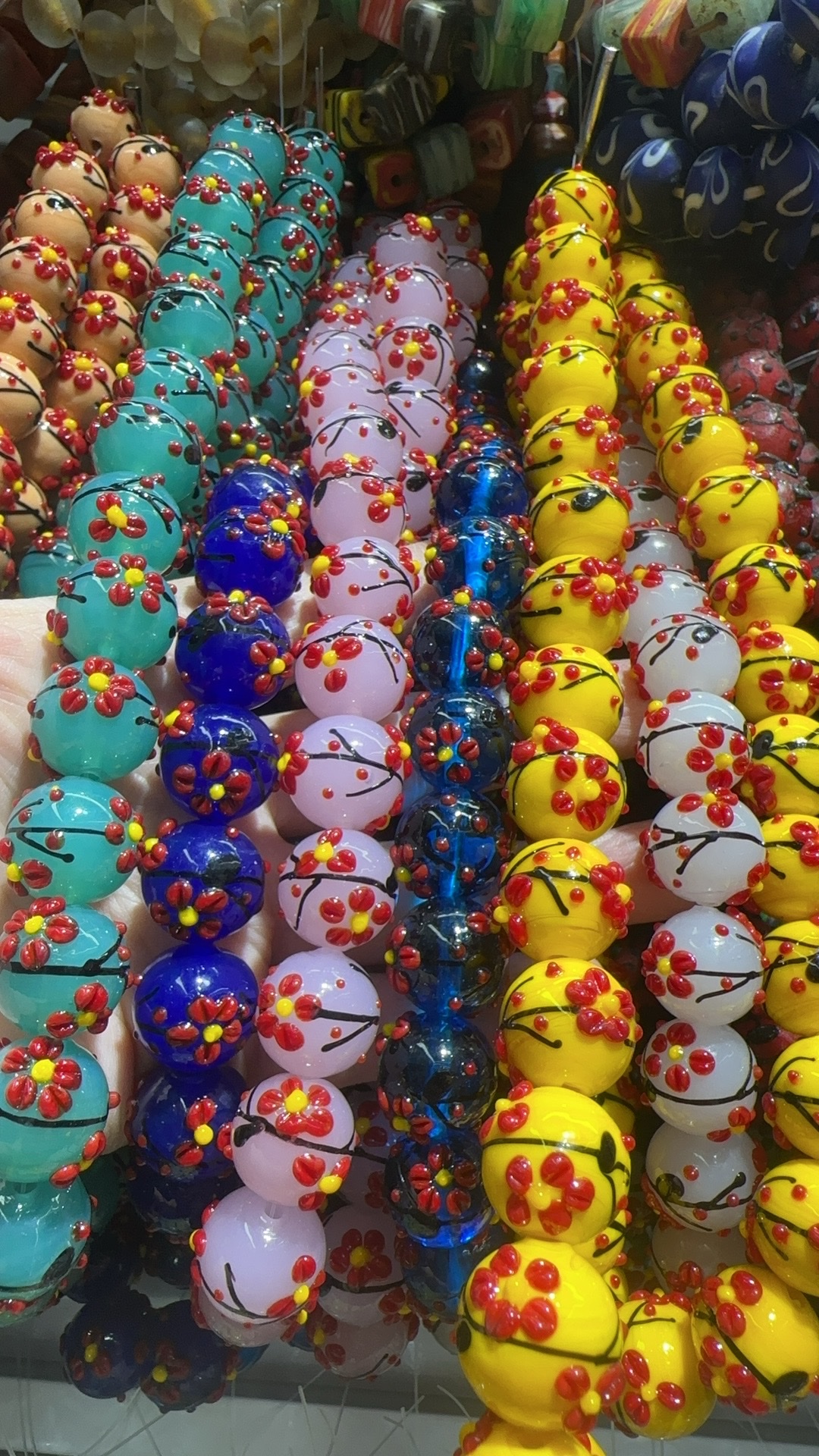 手工制作灯工琉璃工艺喜上梅枝圆珠16mm 厂家直销5531店