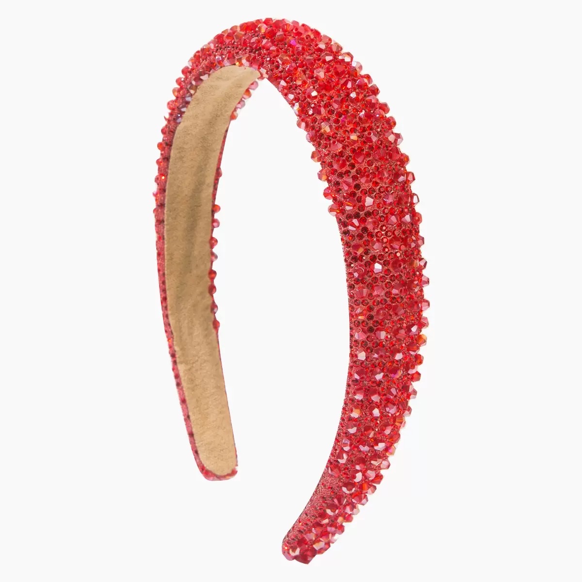 Korean-style fashionable crystal and water diamond hair band, simple and shiny, full diamond creative and personalized headband, cross-border supply Item Picture