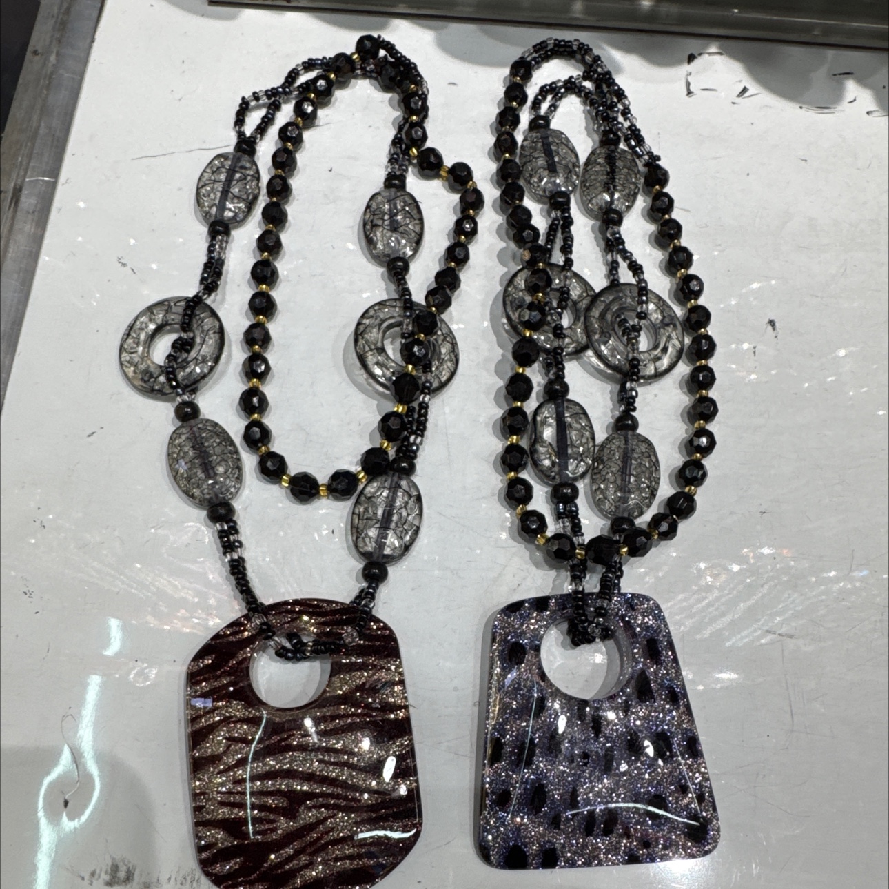 沙金银饰锆石项链18k金饰品时尚简约百搭女款首饰品礼物项链