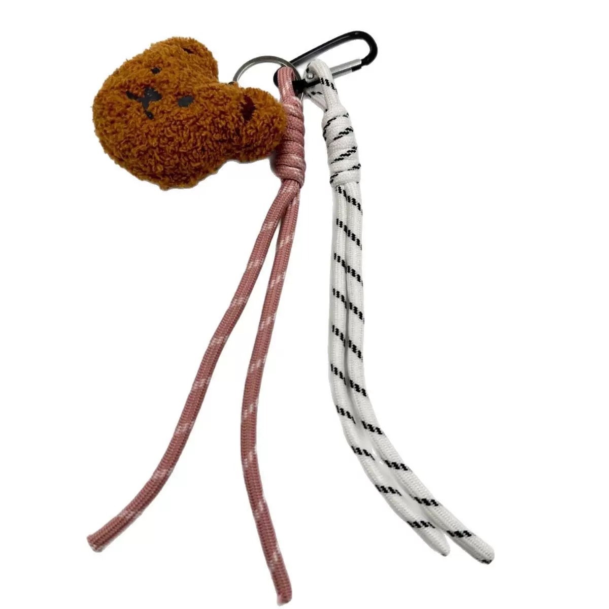 New cross-border niche retro woven bag pendant, baseball rope knot style, little bear and little cat doll keychain pendant Application Scenario