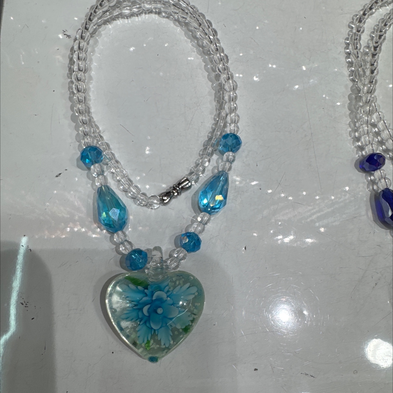 沙金银饰锆石项链18k金饰品时尚百搭简约女款项链链条首饰品