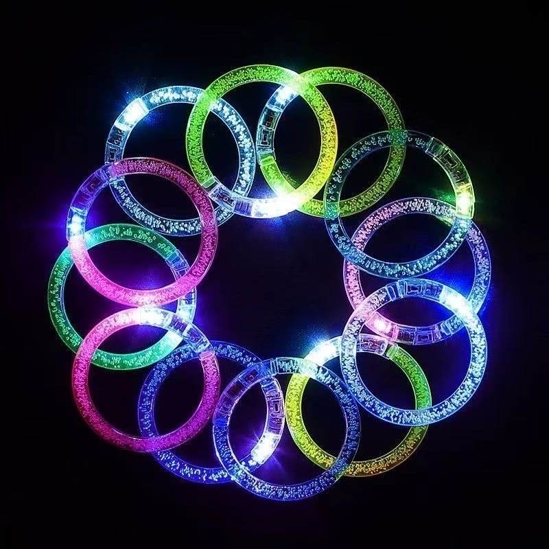 Luminous bubble acrylic bracelet