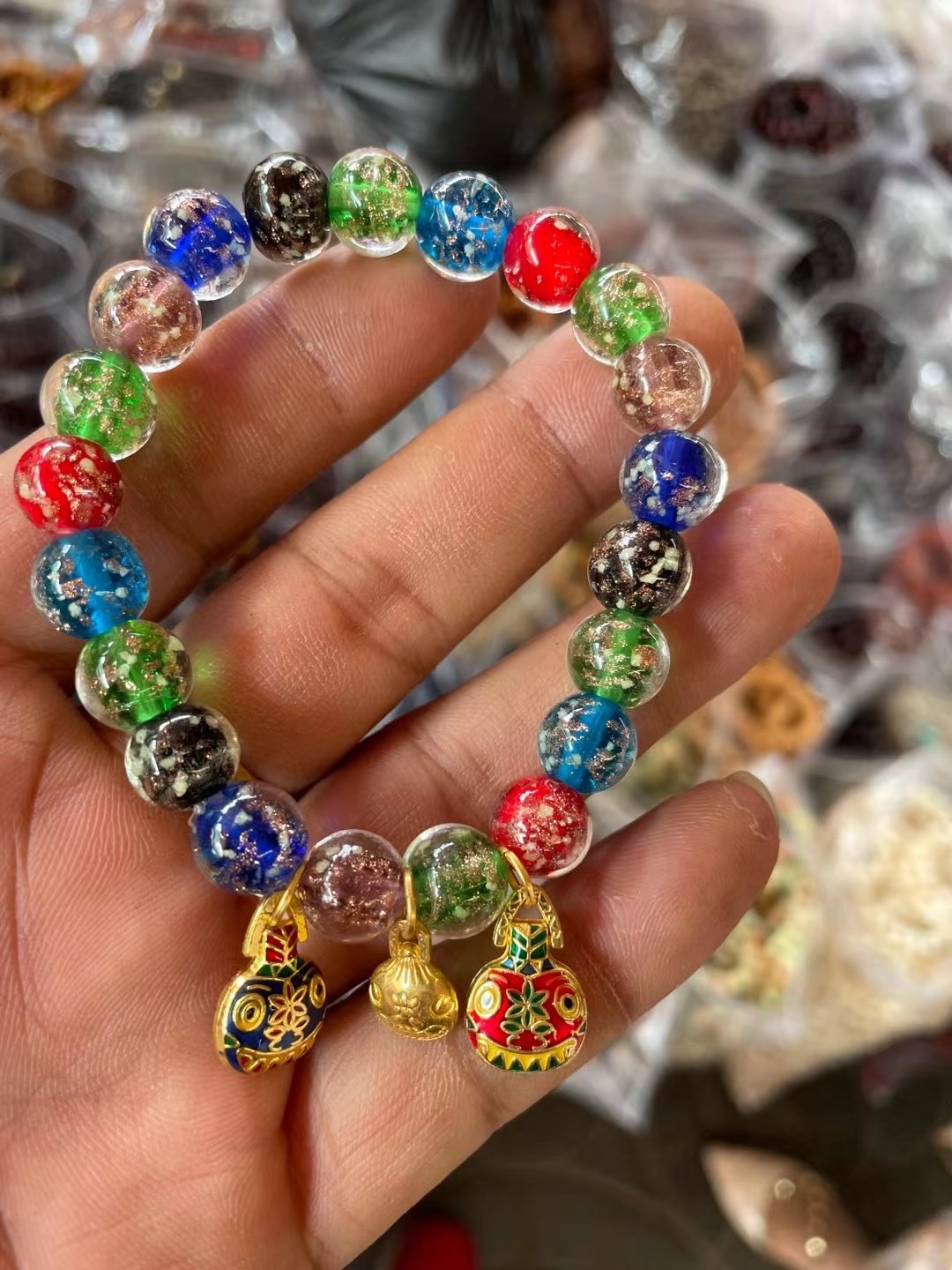 25年爆款灯工吞金兽手链厂家直销 5531店，欢迎采购