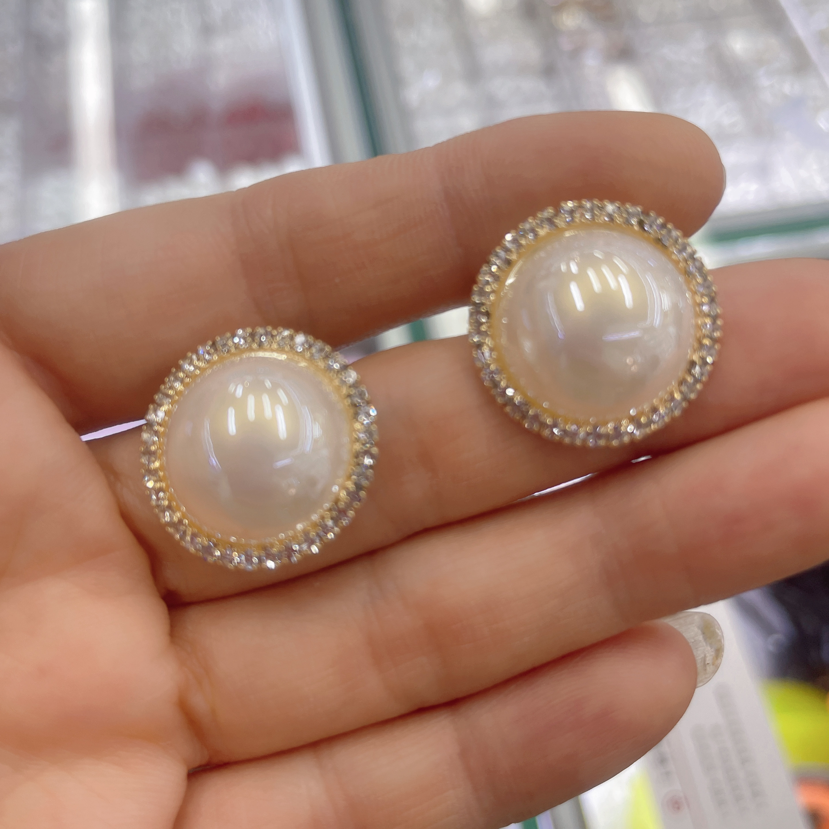 韩版潮流休闲流行时尚耳钉百搭珍珠饰品