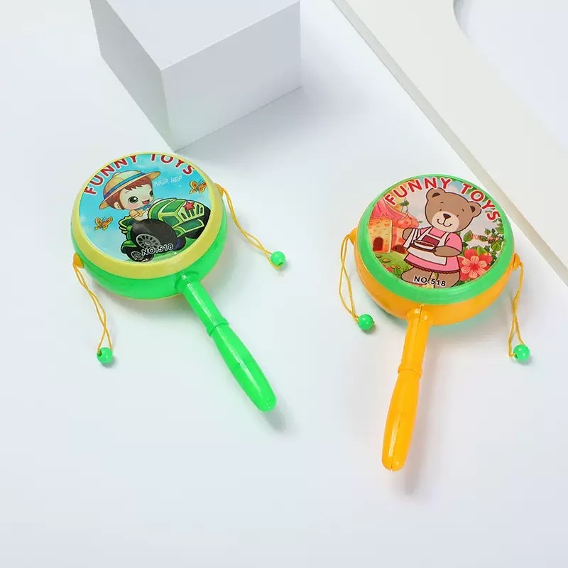 卡通拨浪鼓 摇鼓摇铃 婴幼儿玩具 2元地摊货源批发 产品图