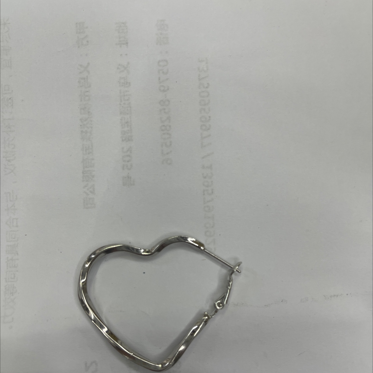 Eco-friendly copper twisted wire heart