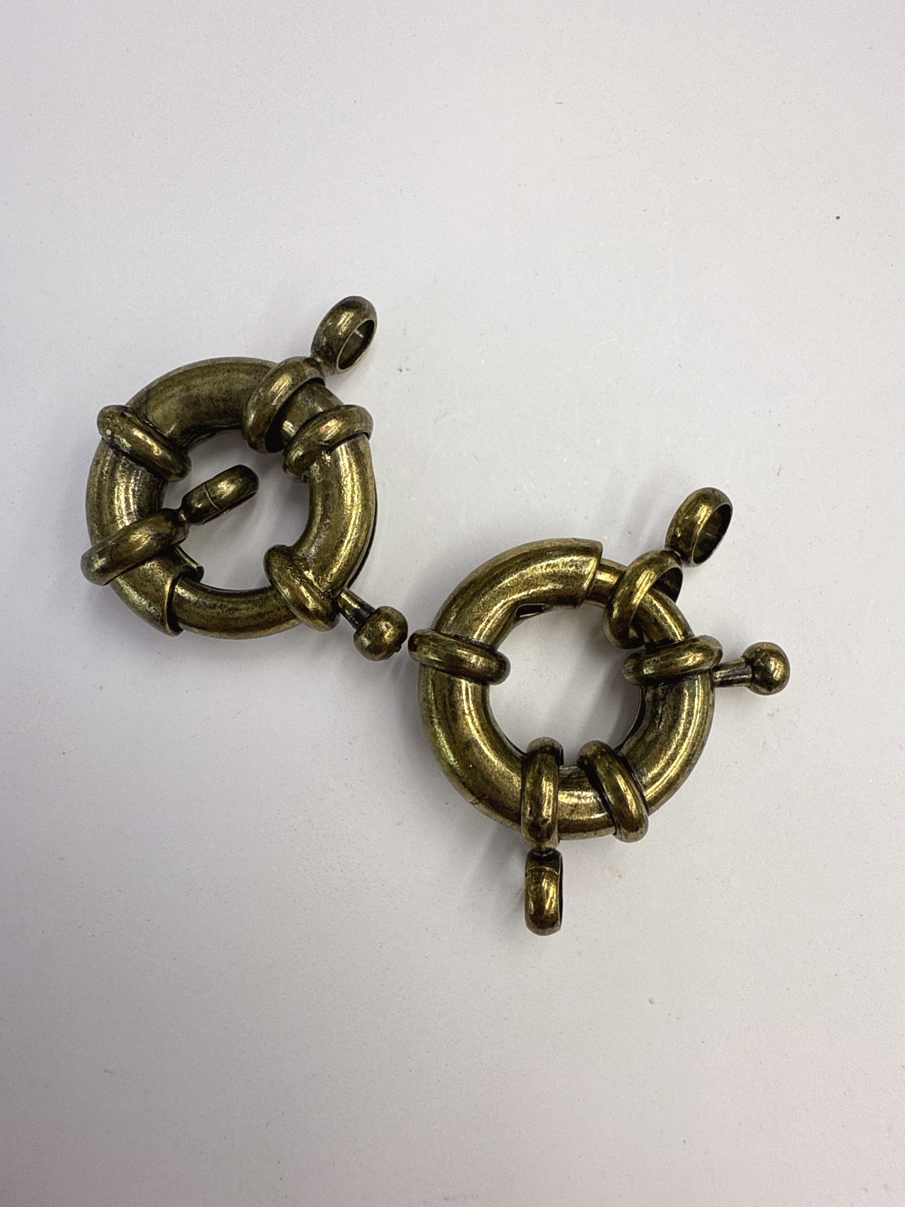 Spring buckle # Steering wheel buckle # Sailor buckle # diy handmade accessories for necklaces and bracelets Specification image