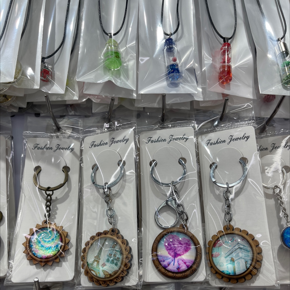 钥匙扣三件套复古风钥匙扣木质钥匙扣细节图