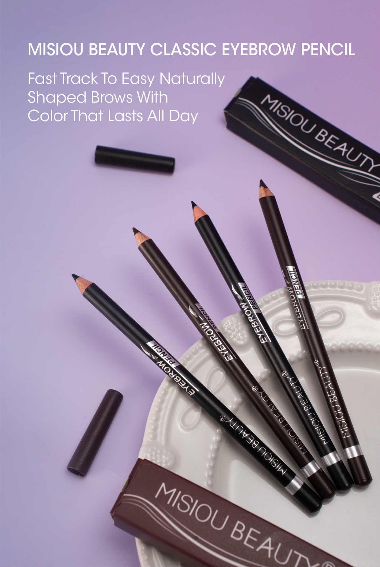 VANASPLENDOR外贸眼线笔持久防水防汗不晕染顺滑质地显色均匀易上色眼线胶笔详情图1