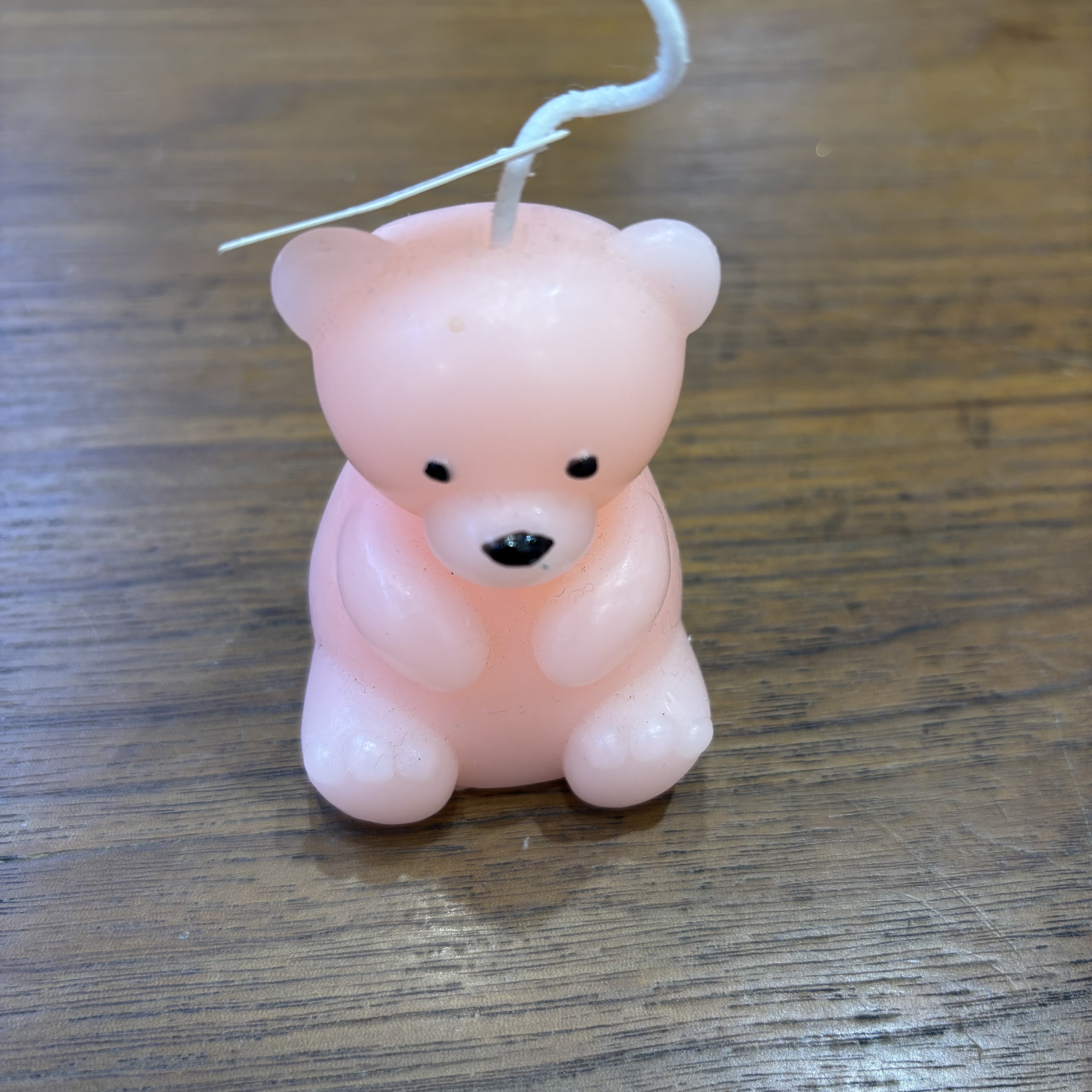 创意坐立小熊蜡烛卡通动物可爱创意香薰摆件手工ins网红生日蜡烛