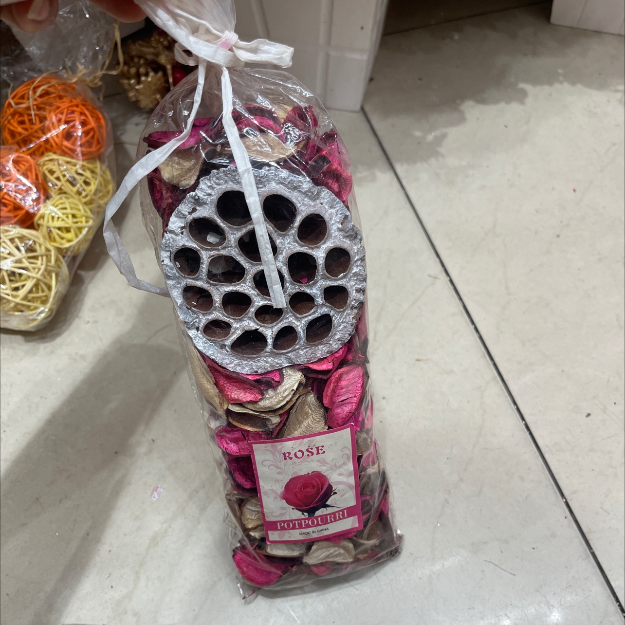 香薰棉花壳 家装饰品摆件 棉花壳 太阳花干花 香包详情图3