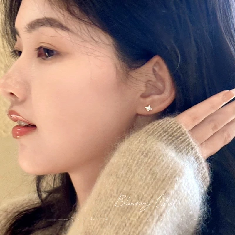 25年新款星星治愈系极简高级设计感纯银耳钉小众生日礼物饰品耳饰耳钉珍珠耳环详情图5