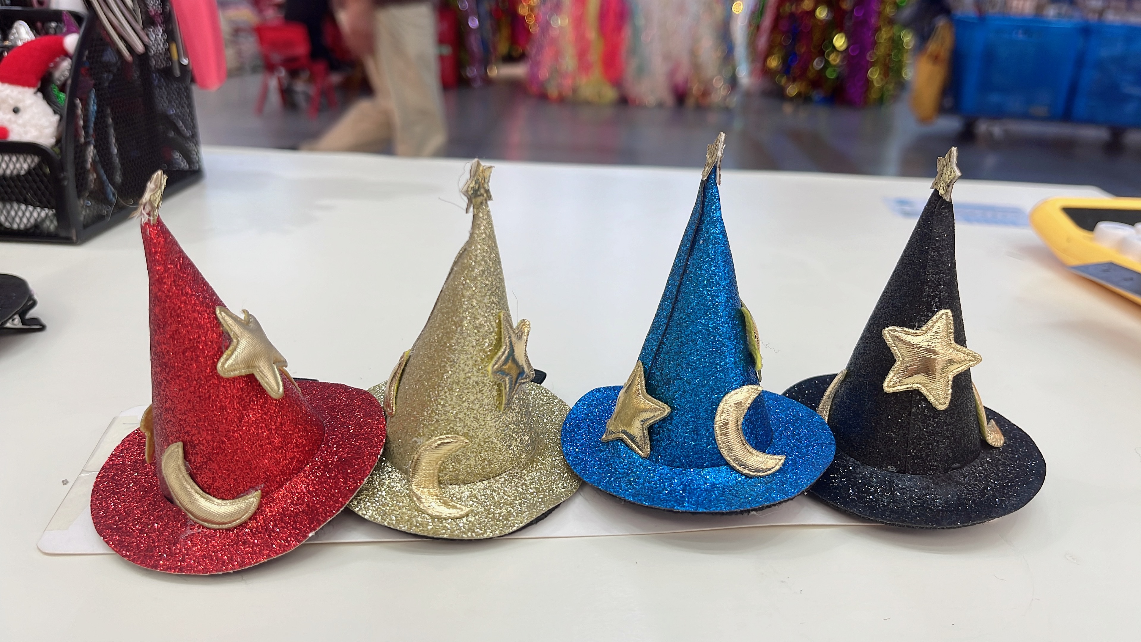 Star Moon Cross-border New Products Halloween Star Gauze Dress Hair clip, Ghost Festival Funny Party and Gathering Costume Hair accessory Headwear Hair clip details Picture