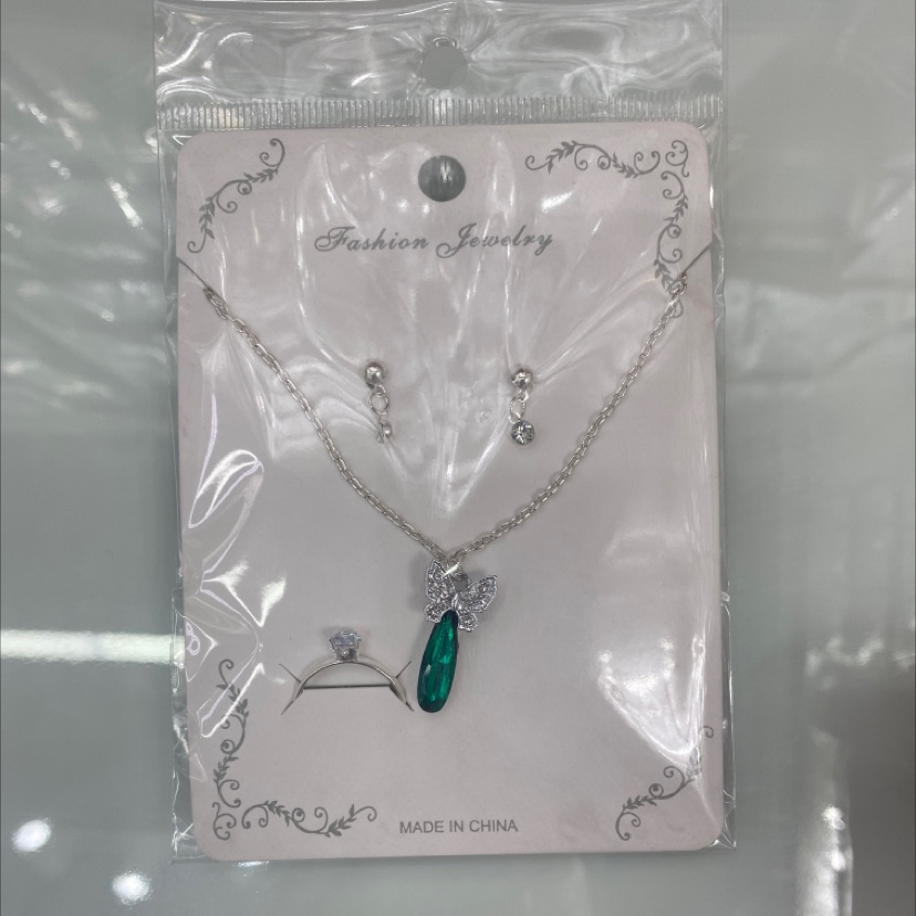 Jewelry, crystal, zirconium chain, fashionable cross-border clothing, vintage style, simple and versatile necklace accessories for women