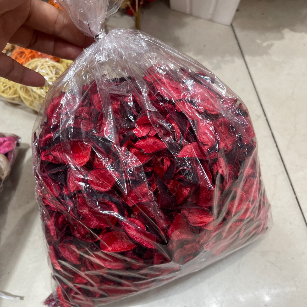 香薰棉花壳 家装饰品摆件 棉花壳 太阳花干花 香包详情图2