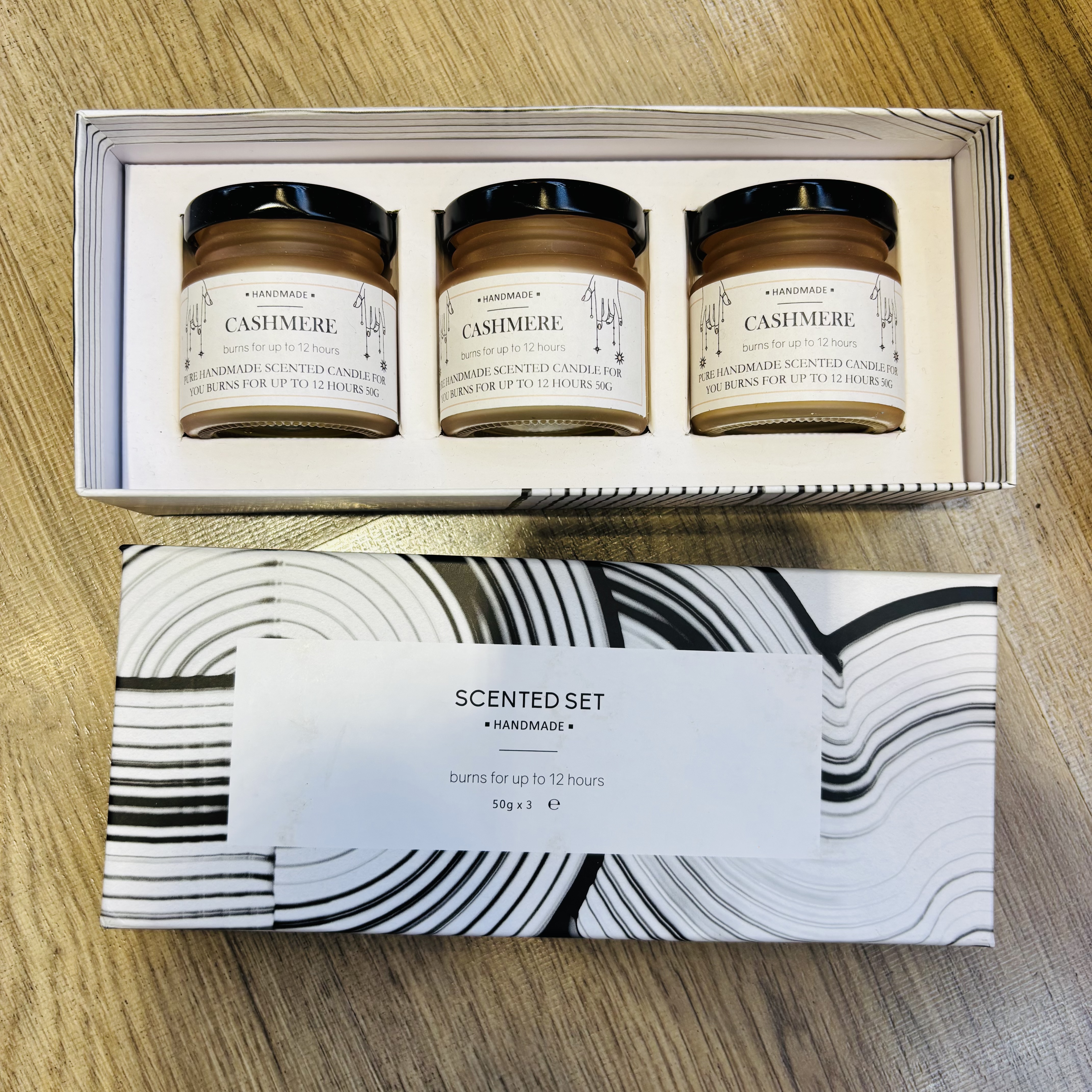 创意玻璃罐香薰蜡 伴手礼蜡烛工艺品现代简约家居装饰品 去烟去甲醛 聚会蜡烛