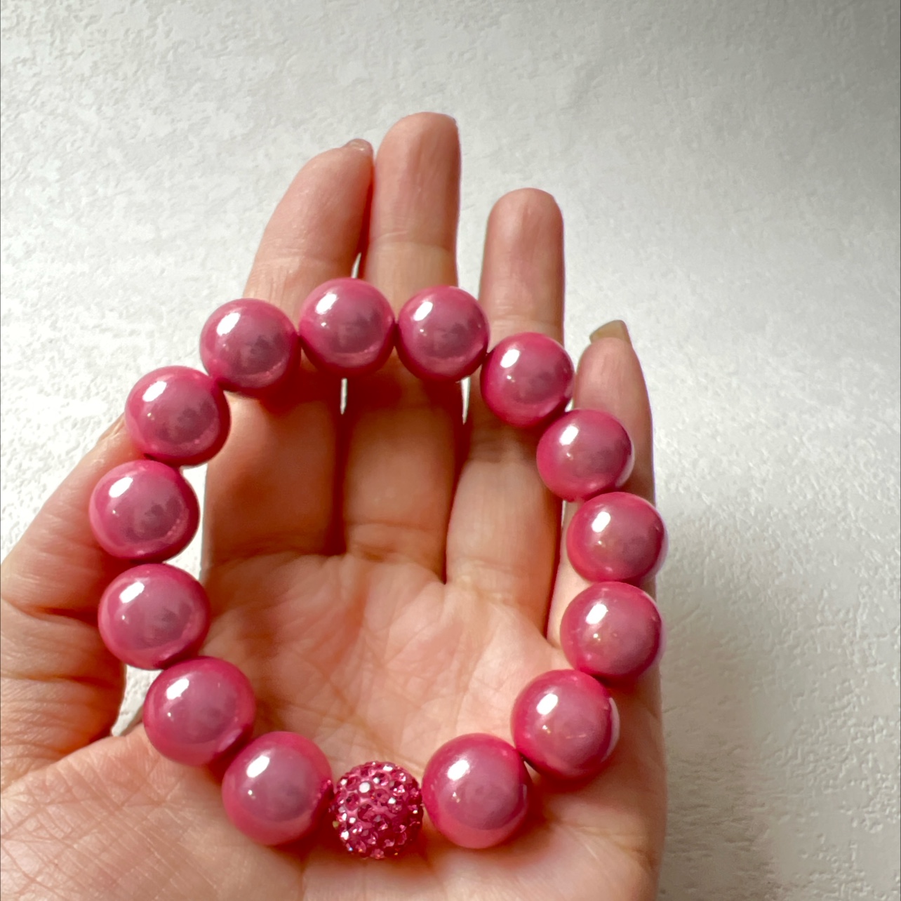 欧美爆款灯泡珠钻球珠手链
手链