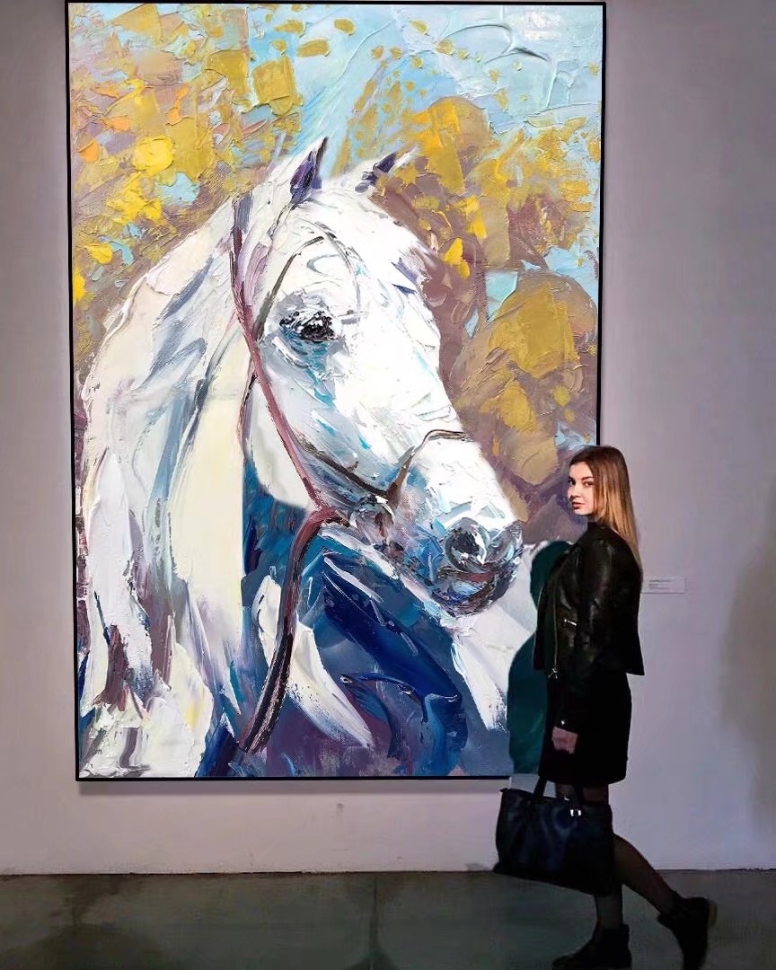 زيزيشينغ يرسم قماشة 120 80CM مع إطارات، ويرسم زيتية الحيوانات، ويرسم زيتية مجردة، ويرسم زيتية مجردة، ويرسم لوحات فنية مجردة، بمزيج من التعديلات المتنوعة Specification image