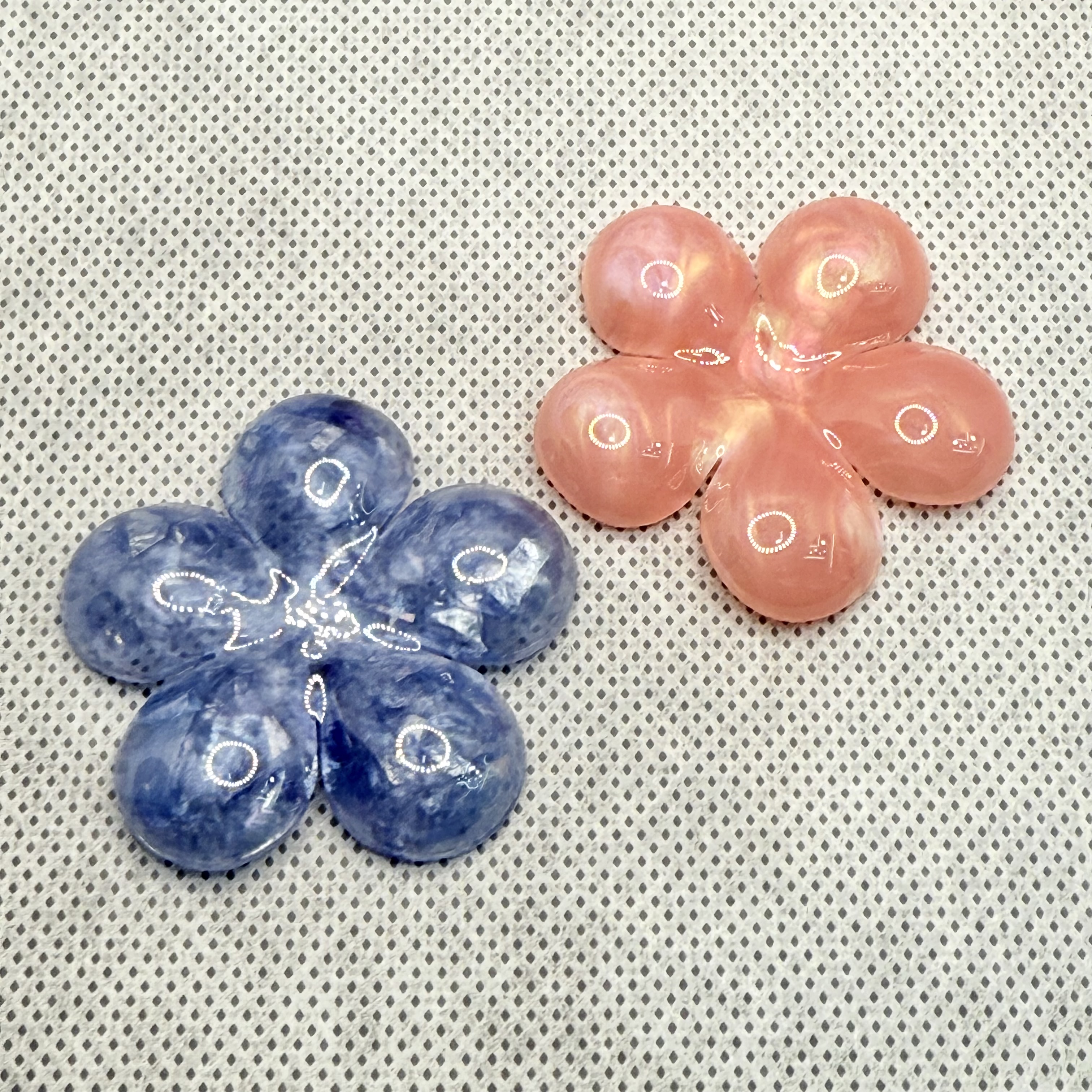 Flower acrylic accessories, earrings, accessories and ornaments Specification image