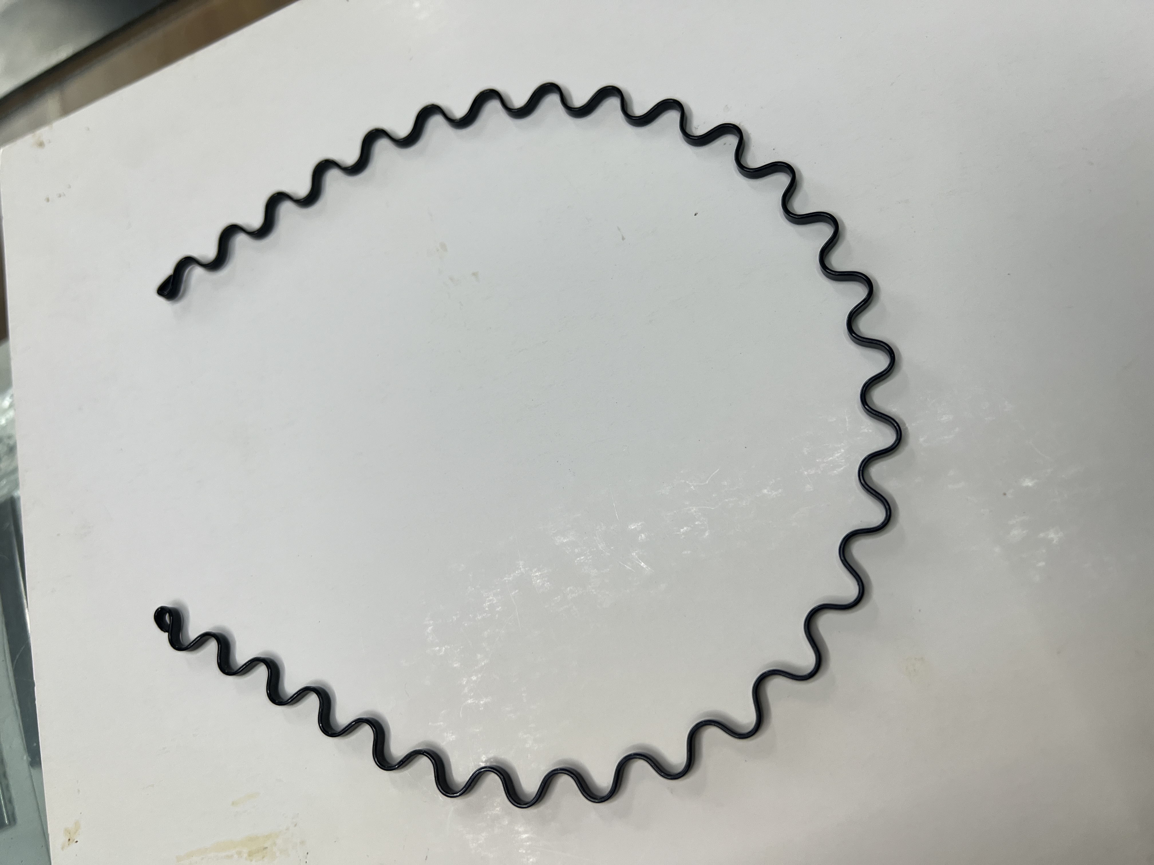 波浪头窟玫瑰金发夹