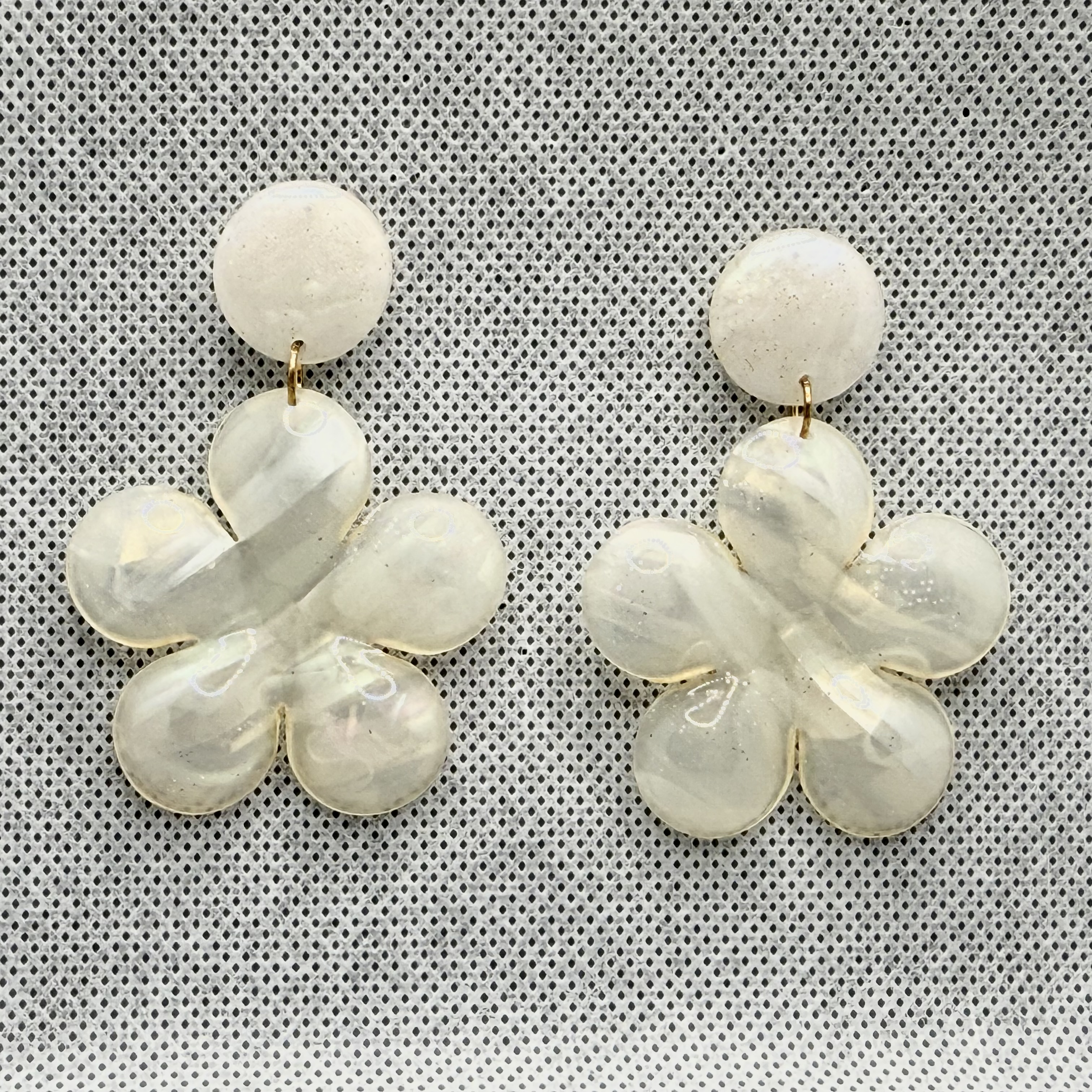 Flower acrylic accessories, earrings, accessories and ornaments detail image 6