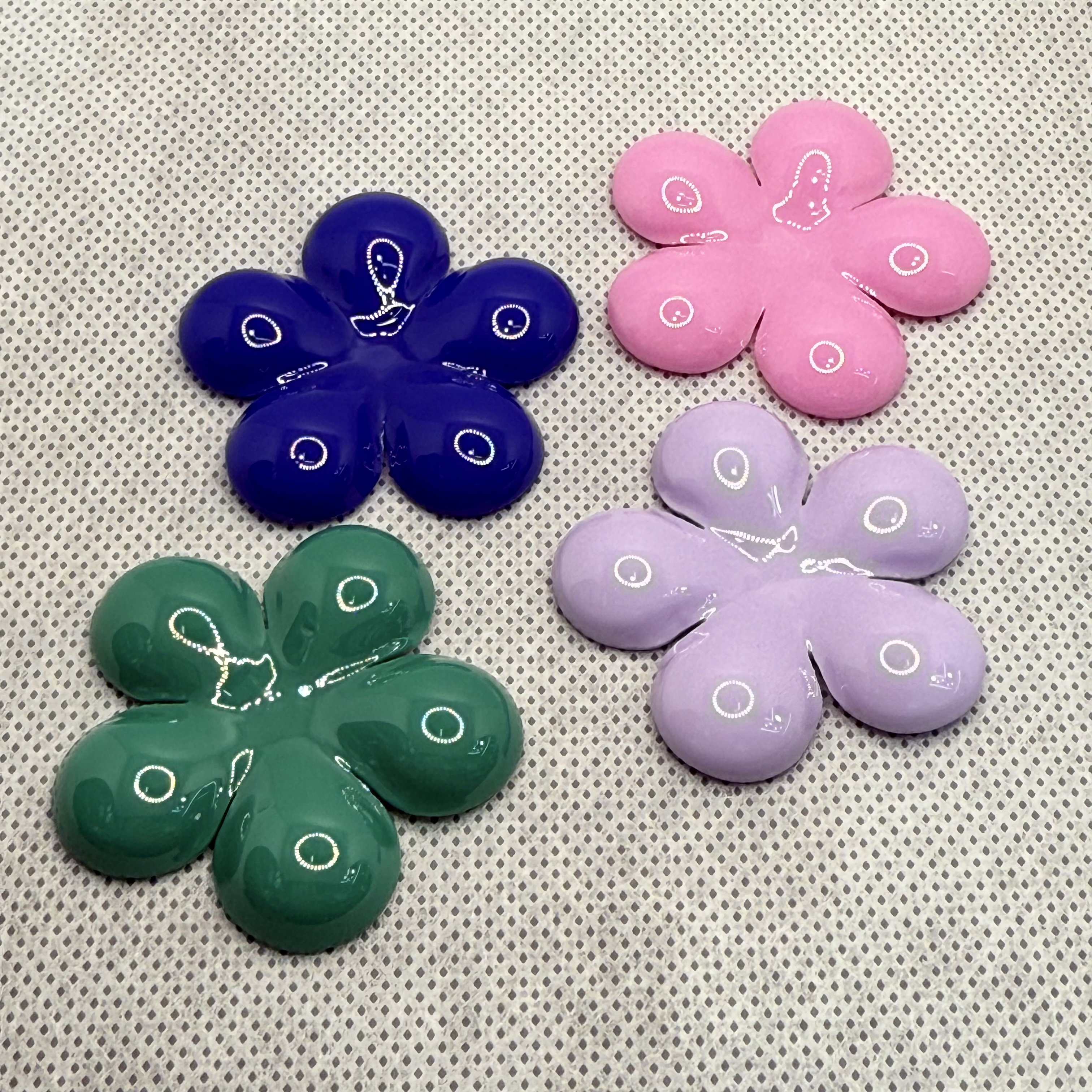 Flower acrylic accessories, earrings, accessories and ornaments detail image 4