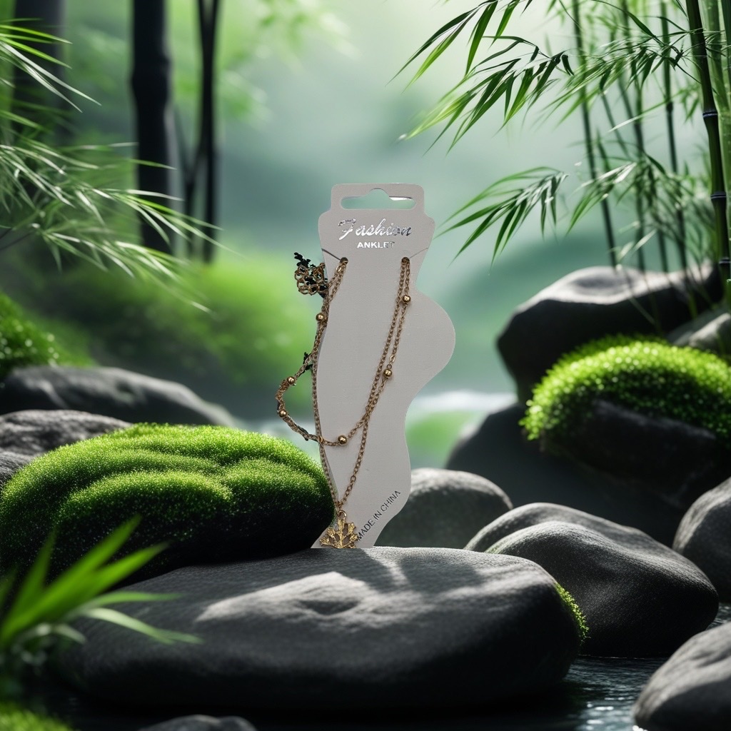 尼泊尔红朱砂18k金饰品米珠2026款时尚脚女送礼精品搭配潮流细节图