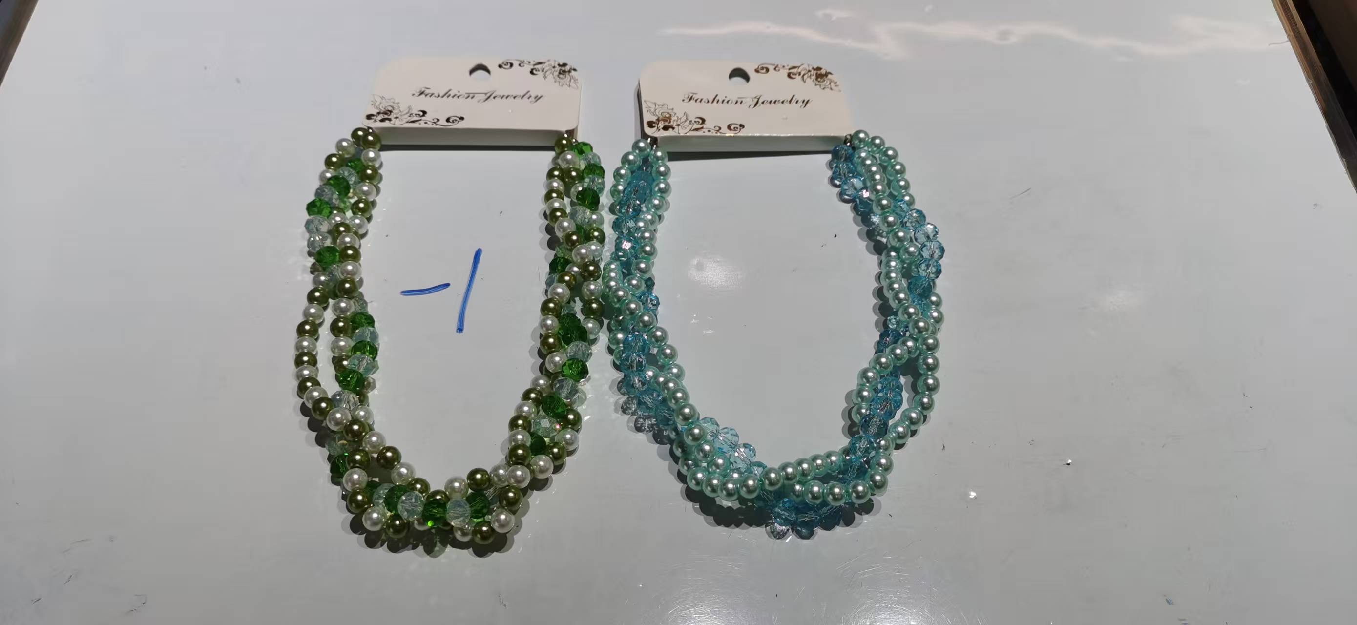 天然水晶项链爆款热卖欢迎订购饰品真皮绳项链