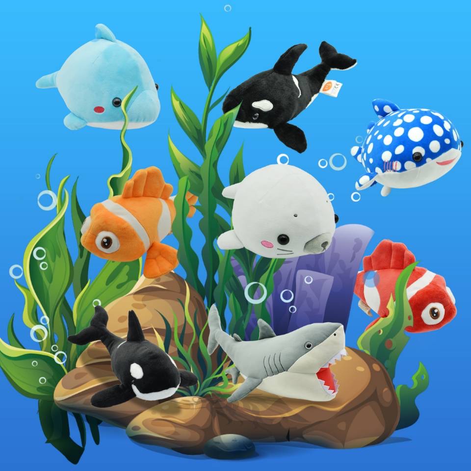Ocean Figurine 20cn Cute doll Gift, cute cartoon boy, figurine 20 cm Item Picture